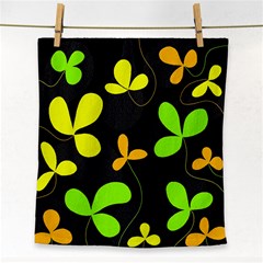 Floral Design Face Towel