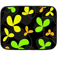 Floral Design Fleece Blanket (mini)