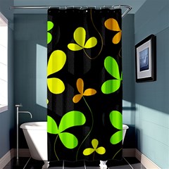 Floral Design Shower Curtain 36  X 72  (stall) 