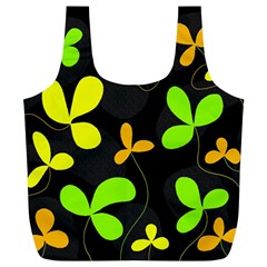 Floral Design Full Print Recycle Bags (l) 