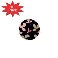 Elegant Floral Design 1  Mini Buttons (10 Pack)  by Valentinaart