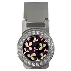 Elegant Floral Design Money Clips (cz) 