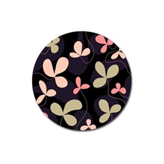 Elegant Floral Design Magnet 3  (round) by Valentinaart