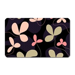 Elegant Floral Design Magnet (rectangular) by Valentinaart