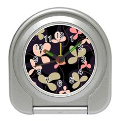 Elegant Floral Design Travel Alarm Clocks