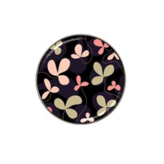 Elegant Floral Design Hat Clip Ball Marker