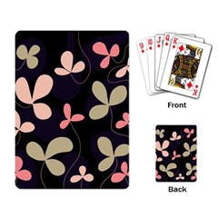 Elegant Floral Design Playing Card