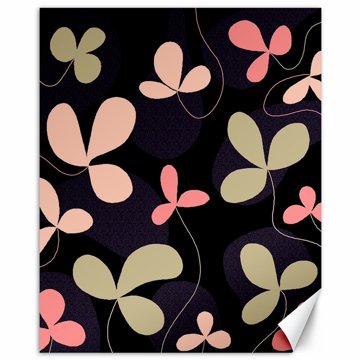 Elegant floral design Canvas 16  x 20  