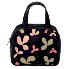 Elegant Floral Design Classic Handbags (one Side)