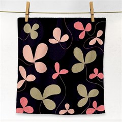 Elegant Floral Design Face Towel