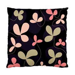 Elegant Floral Design Standard Cushion Case (one Side)