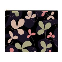 Elegant Floral Design Cosmetic Bag (xl)