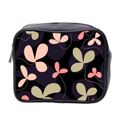 Elegant Floral Design Mini Toiletries Bag 2-side