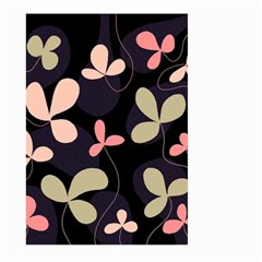 Elegant Floral Design Large Garden Flag (two Sides) by Valentinaart