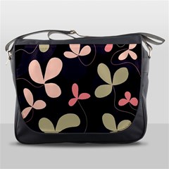 Elegant Floral Design Messenger Bags