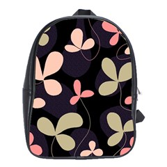 Elegant Floral Design School Bags (xl) 