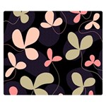 Elegant floral design Double Sided Flano Blanket (Small)  50 x40  Blanket Front