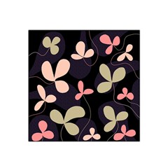 Elegant Floral Design Satin Bandana Scarf