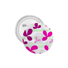 Magenta Floral Pattern 1 75  Buttons