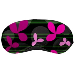 Magenta Floral Design Sleeping Masks