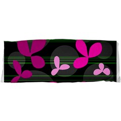 Magenta Floral Design Samsung Galaxy Sl I9003 Hardshell Case