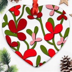 Floral Tree Ornament (heart) 