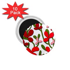 Floral Tree 1 75  Magnets (10 Pack) 