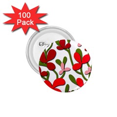 Floral Tree 1 75  Buttons (100 Pack) 