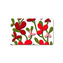 Floral Tree Magnet (name Card)