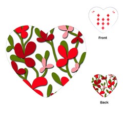 Floral Tree Playing Cards (heart) 