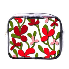 Floral Tree Mini Toiletries Bags by Valentinaart