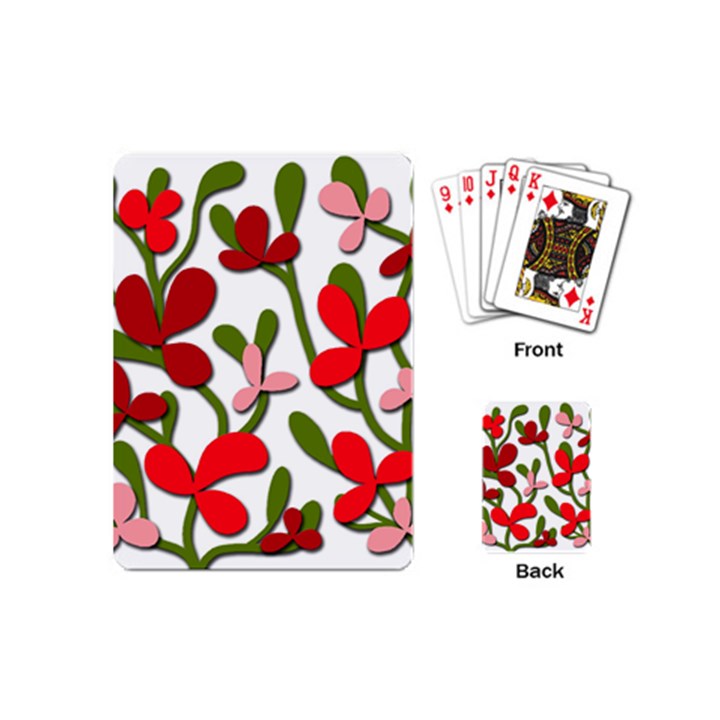 Floral tree Playing Cards (Mini) 