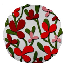 Floral Tree Large 18  Premium Round Cushions