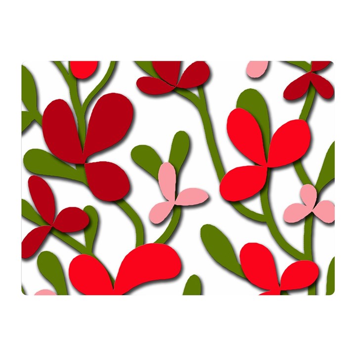 Floral tree Double Sided Flano Blanket (Mini) 