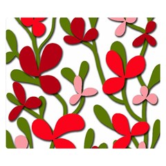 Floral Tree Double Sided Flano Blanket (small) 