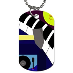 Hard Dog Tag (one Side) by Valentinaart