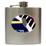 Hard Hip Flask (6 oz) Front