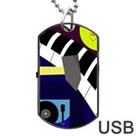 Hard Dog Tag USB Flash (One Side) Front