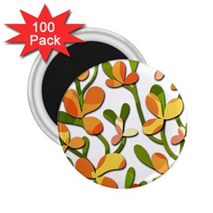 Decorative Floral Tree 2 25  Magnets (100 Pack)  by Valentinaart