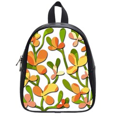 Decorative Floral Tree School Bags (small)  by Valentinaart