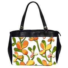 Decorative Floral Tree Office Handbags (2 Sides)  by Valentinaart