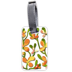 Decorative Floral Tree Luggage Tags (two Sides)