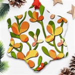 Decorative floral tree Snowflake Ornament (2-Side) Front