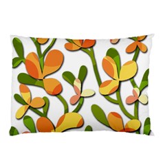 Decorative Floral Tree Pillow Case (two Sides)