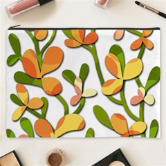 Decorative Floral Tree Cosmetic Bag (xxxl) 