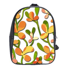 Decorative Floral Tree School Bags (xl) 