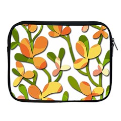 Decorative Floral Tree Apple Ipad 2/3/4 Zipper Cases