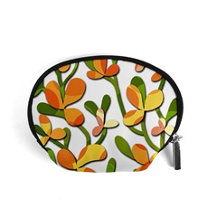 Decorative Floral Tree Accessory Pouches (small)  by Valentinaart