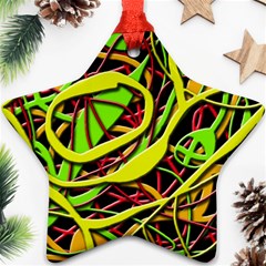 Snake Bush Ornament (star)  by Valentinaart