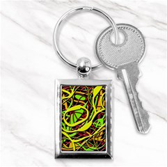 Snake Bush Key Chains (rectangle)  by Valentinaart